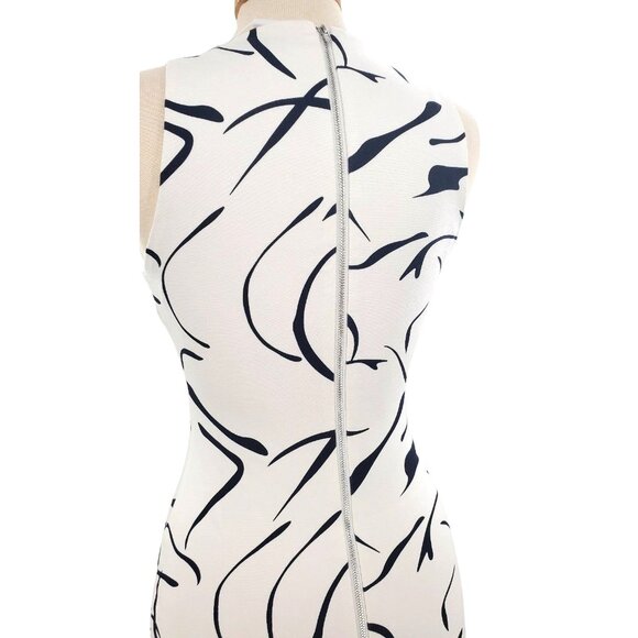 Elliatt S Dress Asymmetrical Dusk Sheath Sleeveless High Neck Evening Party - Picture 10 of 14